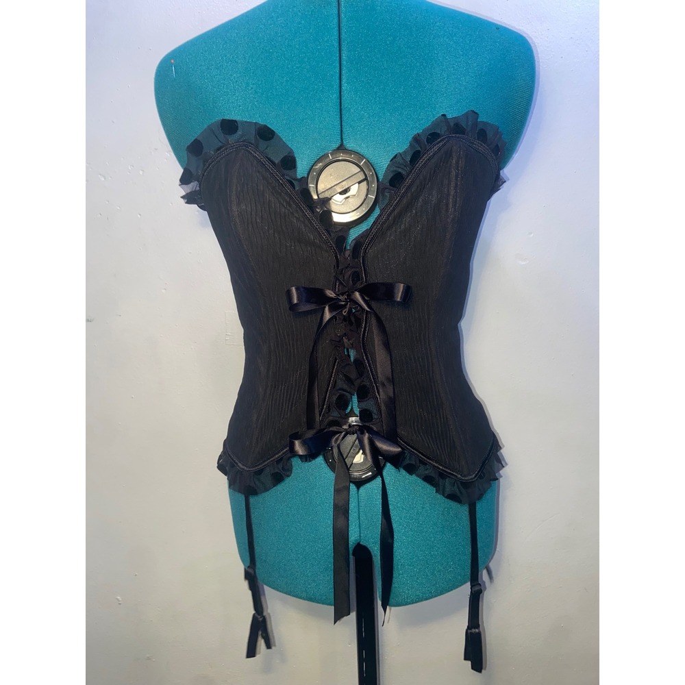 Victorias Secret Sexy Little Things Y2K Coquette Corset Garter Top Burlesque -S